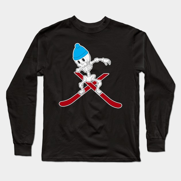 skull dabbing Long Sleeve T-Shirt by Zluenhurf